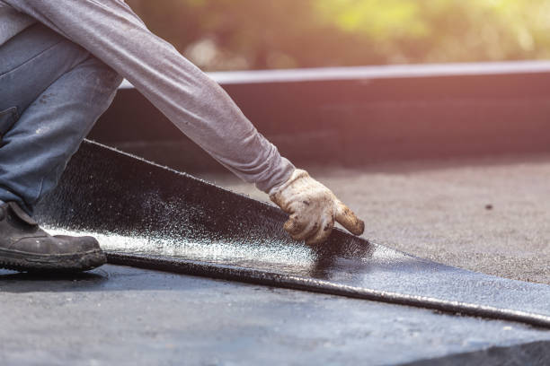 Professional Waterproofing technician working in Glandorf, OH